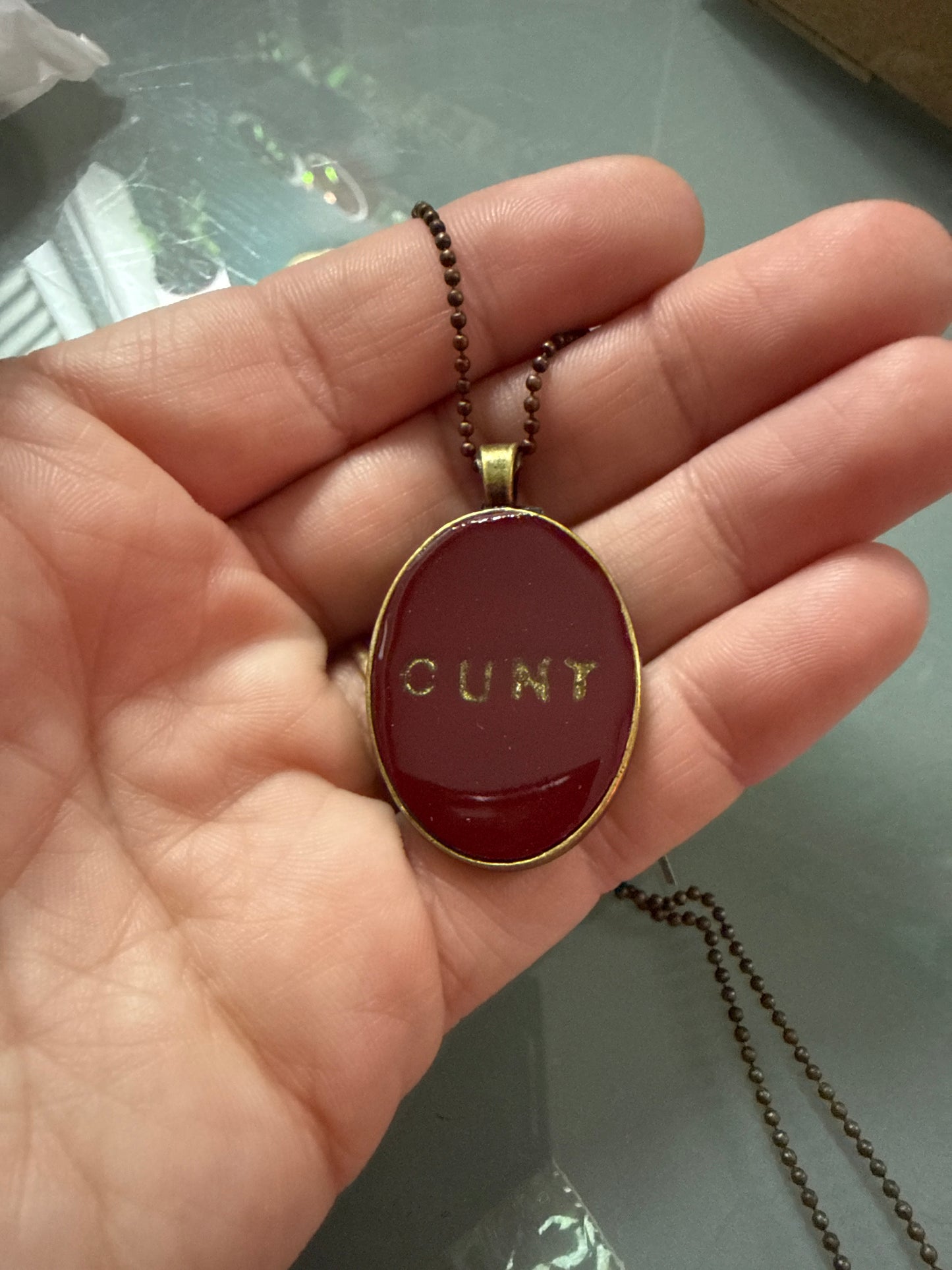 C You Next Tuesday necklace