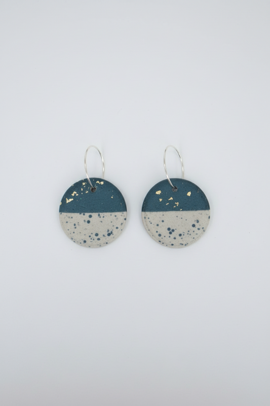 Black & Brown coins on hoops